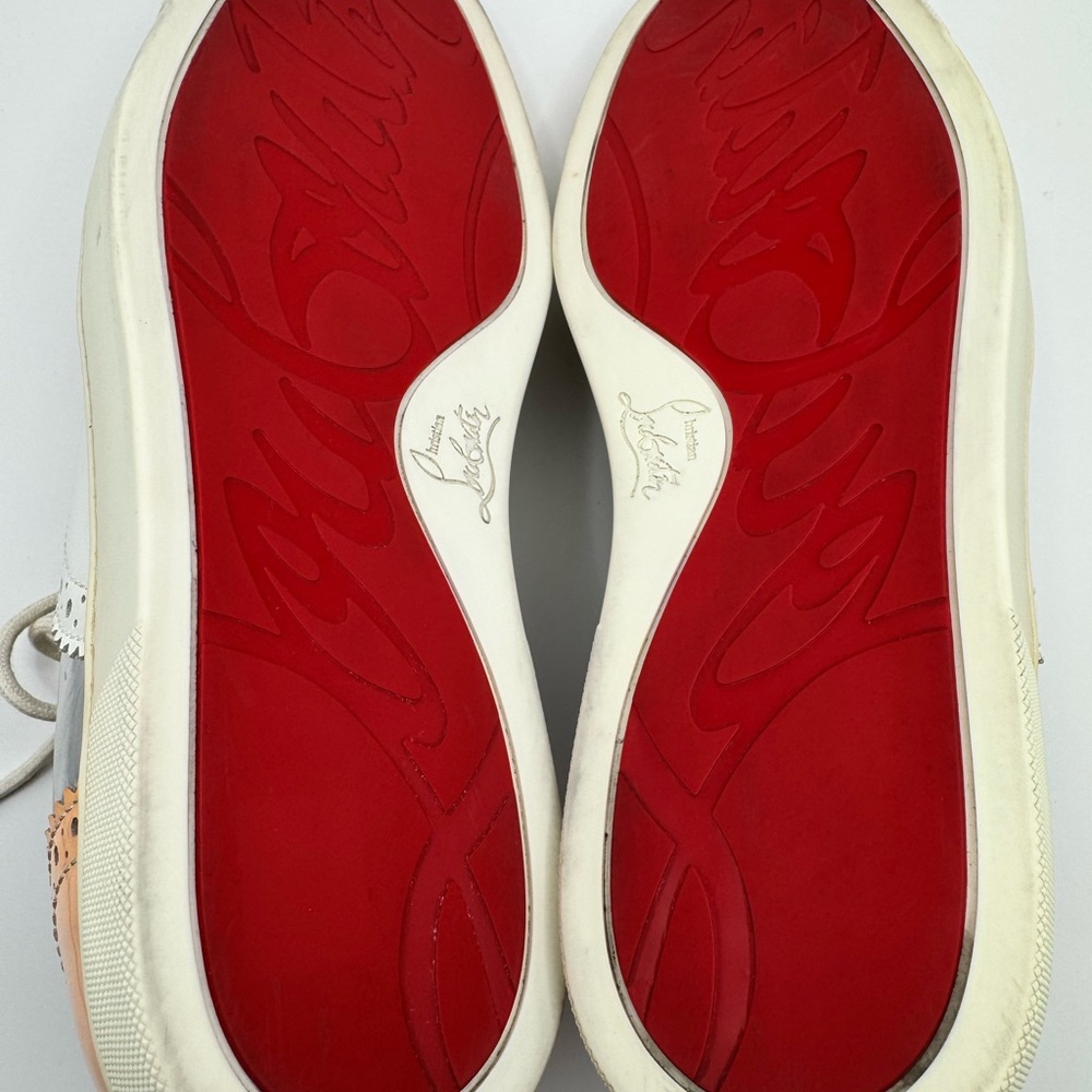 Christian Louboutin Golfito Wingtip Sneaker Multicolor US 9.5 Brogue - Picture 7 of 9
